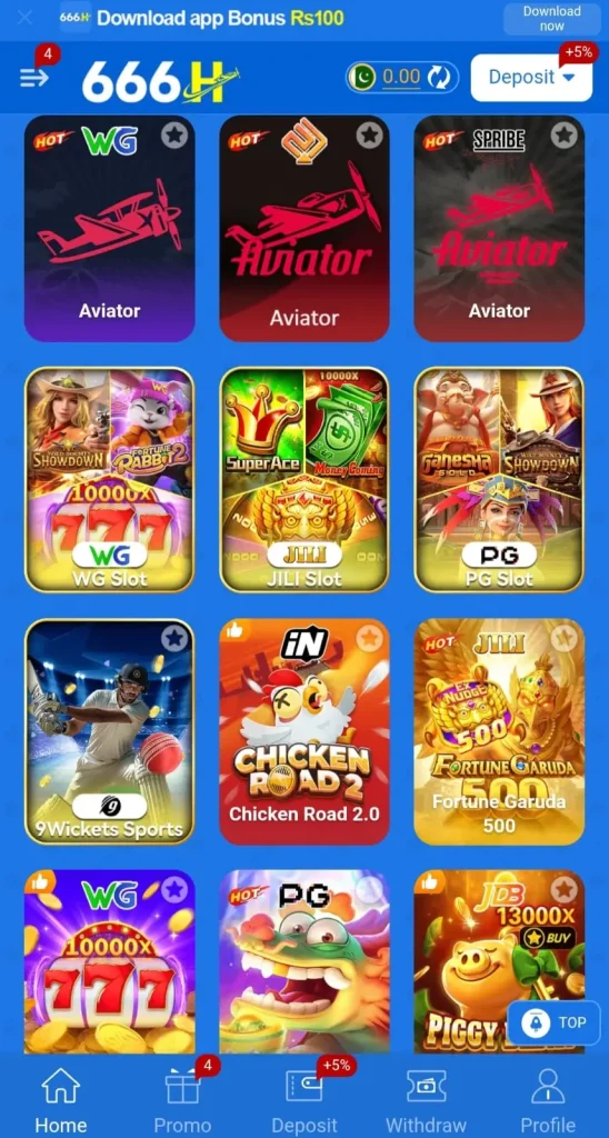 666h game interface
