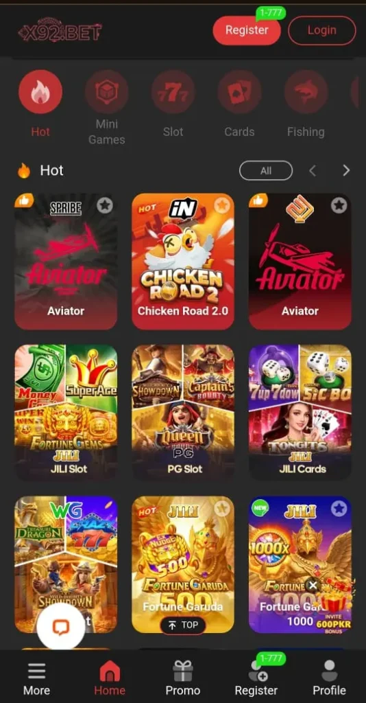 x92 game interface